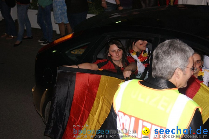 WM2010: Deutschland vs Ghana (1:0): Stockach, 23.06.2010
