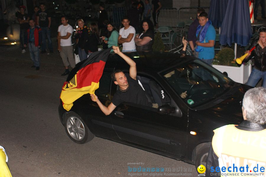 WM2010: Deutschland vs Ghana (1:0): Stockach, 23.06.2010