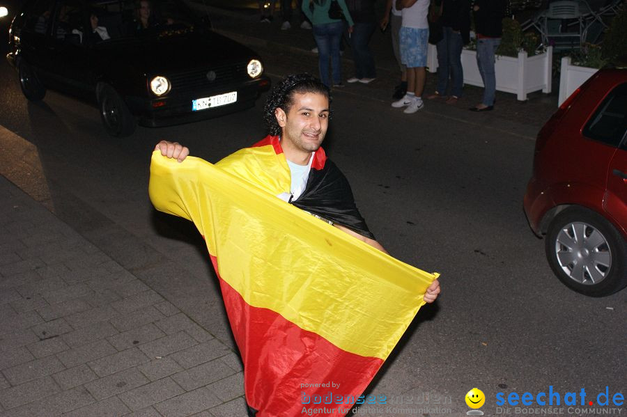 WM2010: Deutschland vs Ghana (1:0): Stockach, 23.06.2010