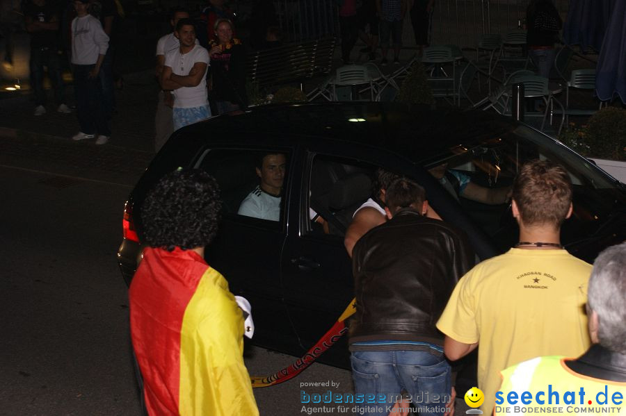 WM2010: Deutschland vs Ghana (1:0): Stockach, 23.06.2010