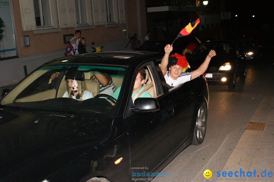 WM2010: Deutschland vs Ghana (1:0): Stockach, 23.06.2010