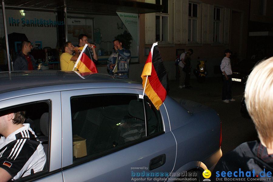WM2010: Deutschland vs Ghana (1:0): Stockach, 23.06.2010
