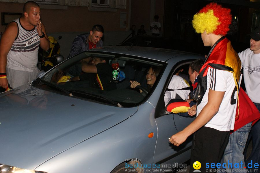 WM2010: Deutschland vs Ghana (1:0): Stockach, 23.06.2010