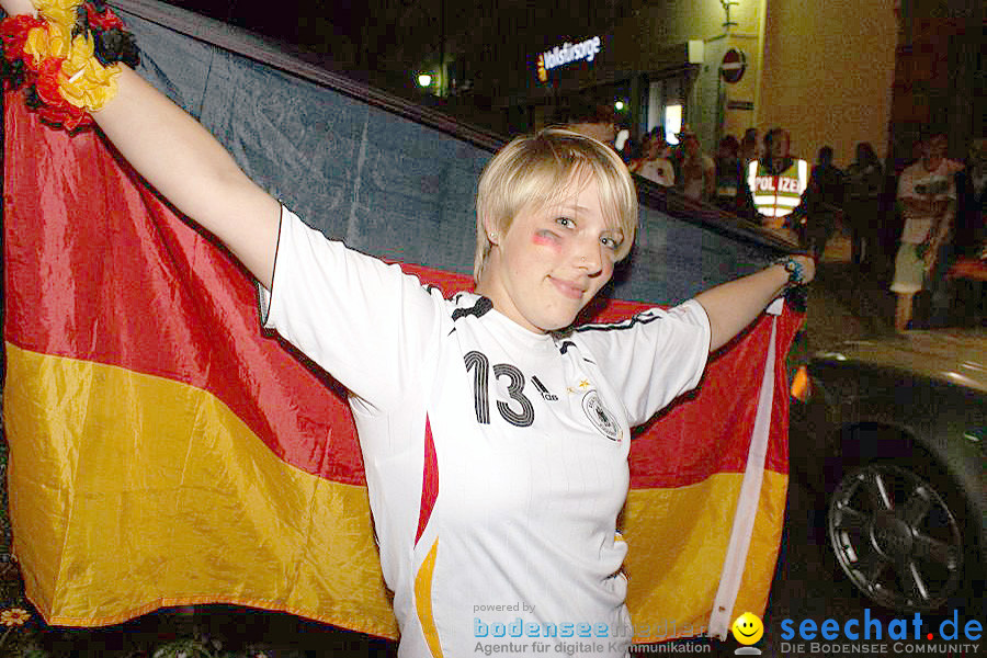 WM2010: Deutschland vs Ghana (1:0): Stockach, 23.06.2010