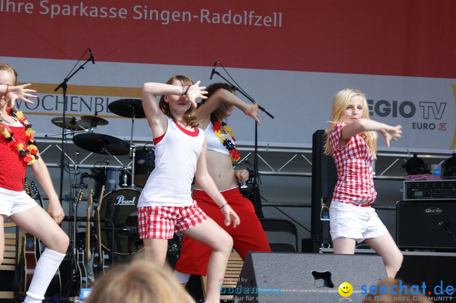 WM-2010: Deutschland-England (4:1): Stadthalle Singen, 27.06.2010