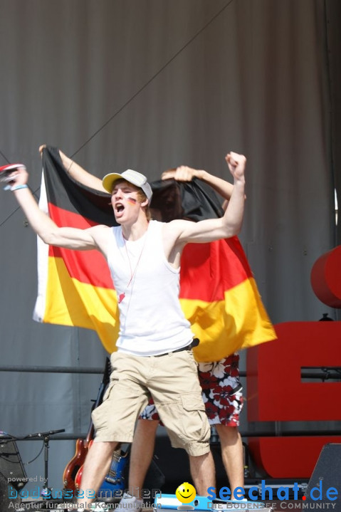 WM-2010: Deutschland-England (4:1): Stadthalle Singen, 27.06.2010