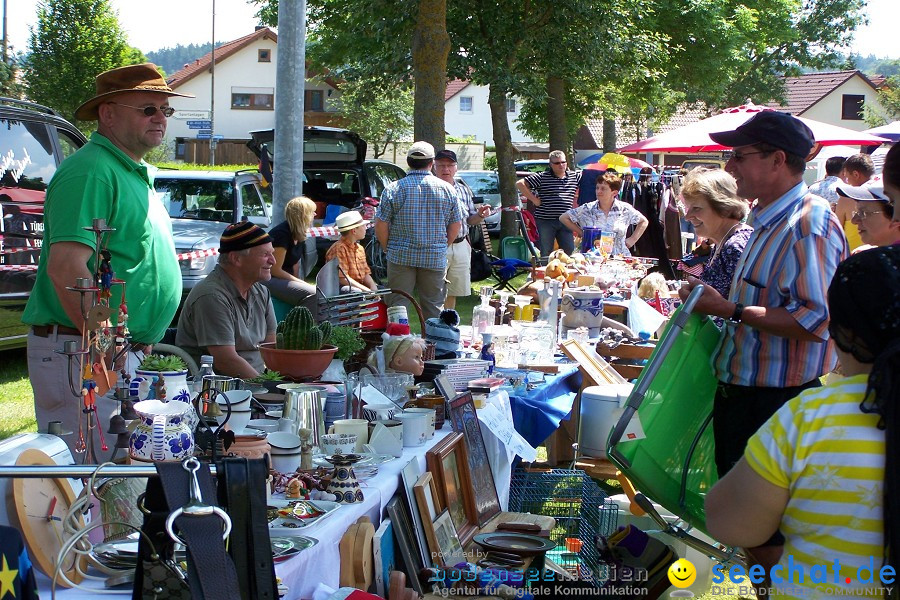 Sommerfest und Flohmarkt: Uttenweiler bei Biberach, 27.06.2010