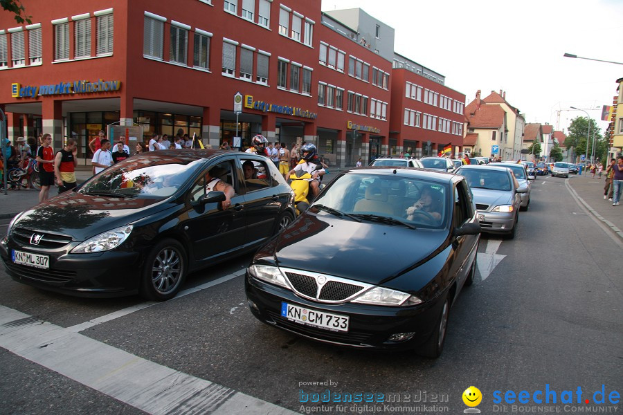 WM-2010: Deutschland-Argentinien (4:0): Singen, 03.07.2010