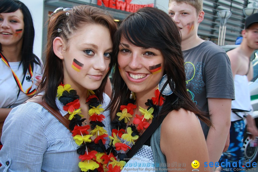 WM-2010: Deutschland-Argentinien (4:0): Singen, 03.07.2010