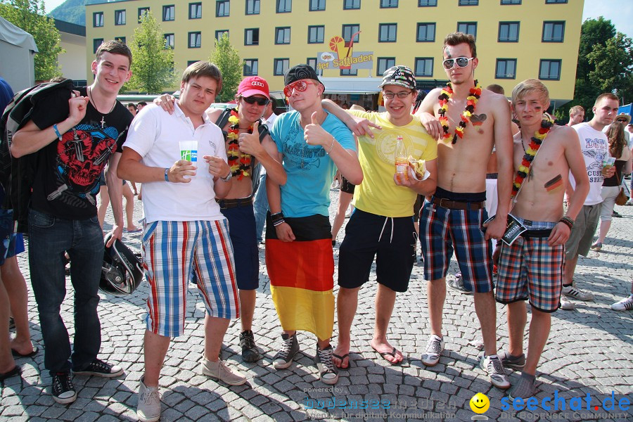 WM-2010: Deutschland-Argentinien (4:0): Singen, 03.07.2010