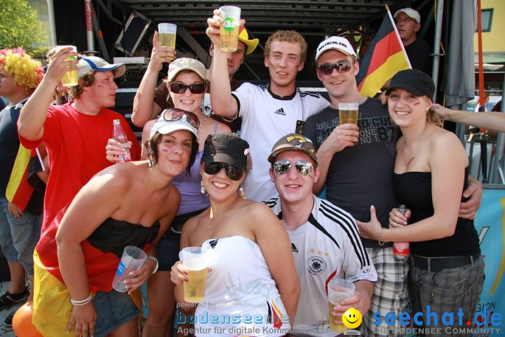 WM-2010: Deutschland-Argentinien (4:0): Singen, 03.07.2010