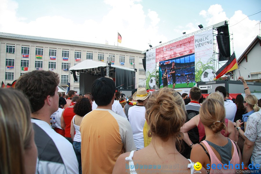 WM-2010: Deutschland-Argentinien (4:0): Singen, 03.07.2010