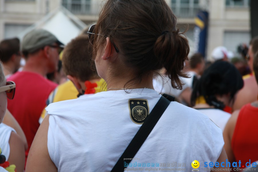 WM-2010: Deutschland-Argentinien (4:0): Singen, 03.07.2010