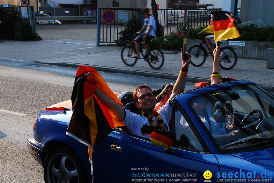 WM-2010: Deutschland-Argentinien (4:0): Friedrichshafen am Bodensee, 03.07.