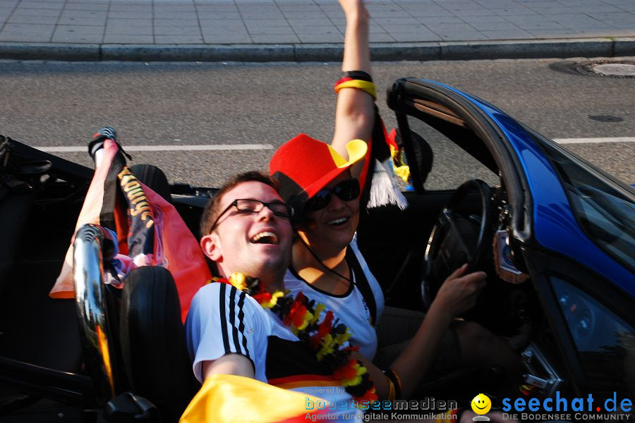 WM-2010: Deutschland-Argentinien (4:0): Friedrichshafen am Bodensee, 03.07.