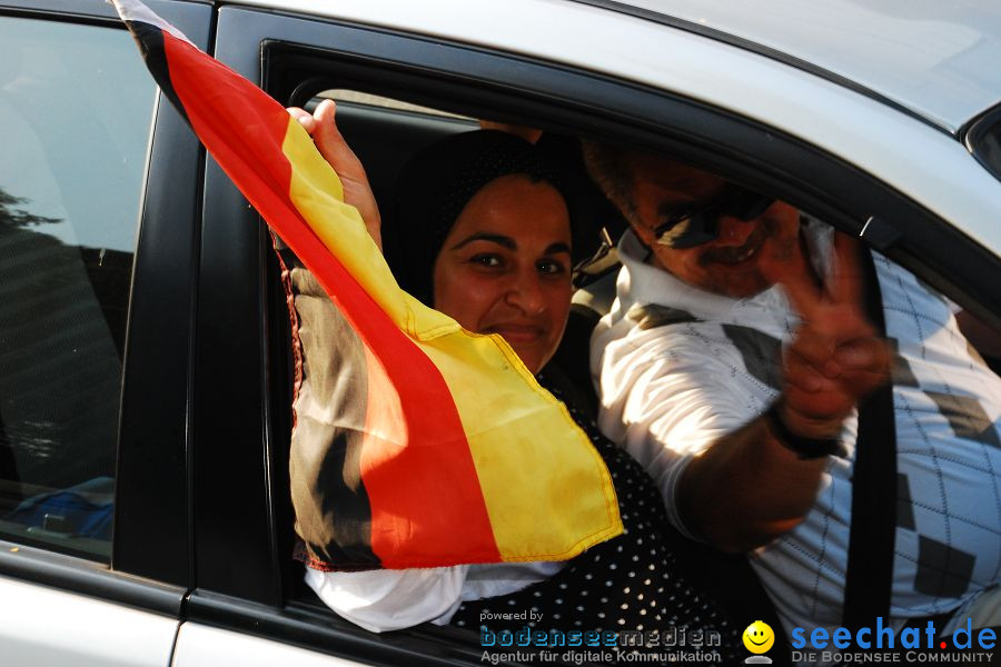 WM-2010: Deutschland-Argentinien (4:0): Friedrichshafen am Bodensee, 03.07.