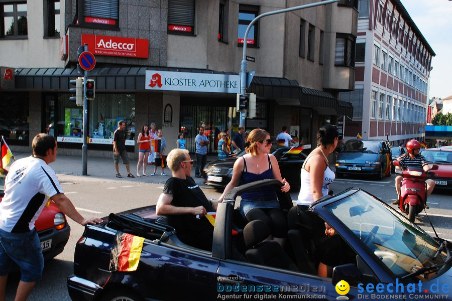 WM-2010: Deutschland-Argentinien (4:0): Friedrichshafen am Bodensee, 03.07.
