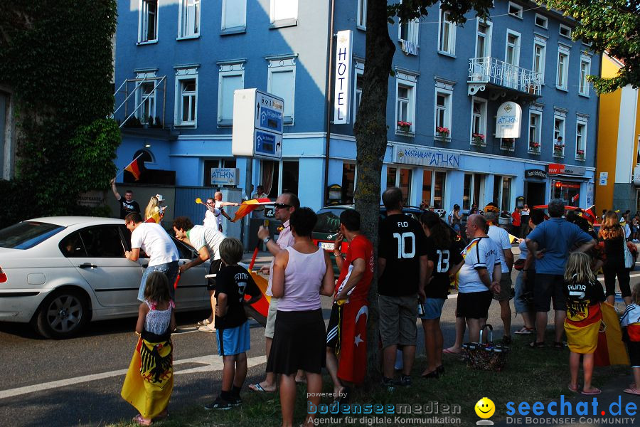 WM-2010: Deutschland-Argentinien (4:0): Friedrichshafen am Bodensee, 03.07.