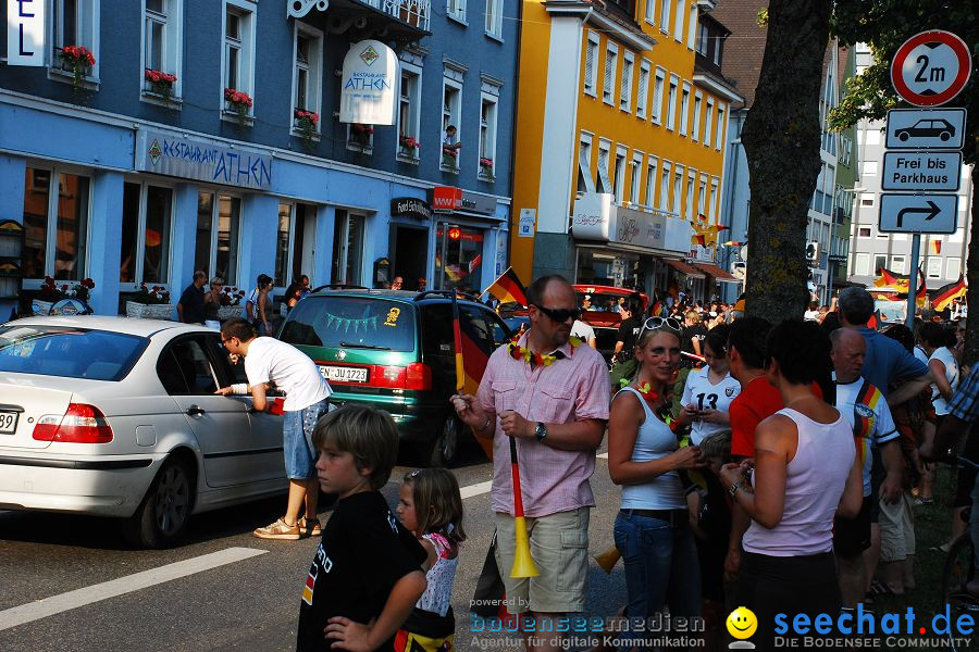 WM-2010: Deutschland-Argentinien (4:0): Friedrichshafen am Bodensee, 03.07.