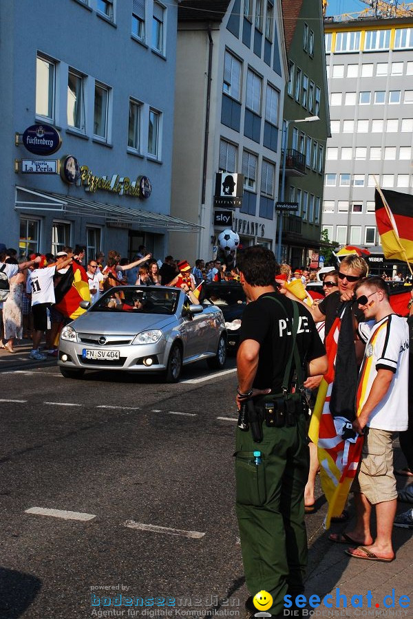 WM-2010: Deutschland-Argentinien (4:0): Friedrichshafen am Bodensee, 03.07.