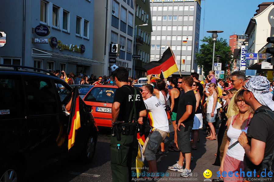 WM-2010: Deutschland-Argentinien (4:0): Friedrichshafen am Bodensee, 03.07.