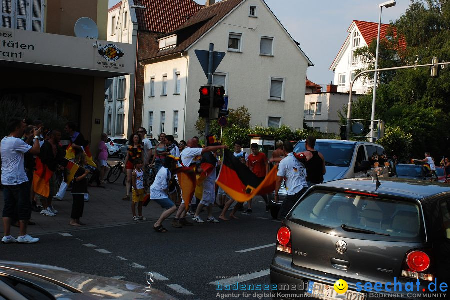 WM-2010: Deutschland-Argentinien (4:0): Friedrichshafen am Bodensee, 03.07.