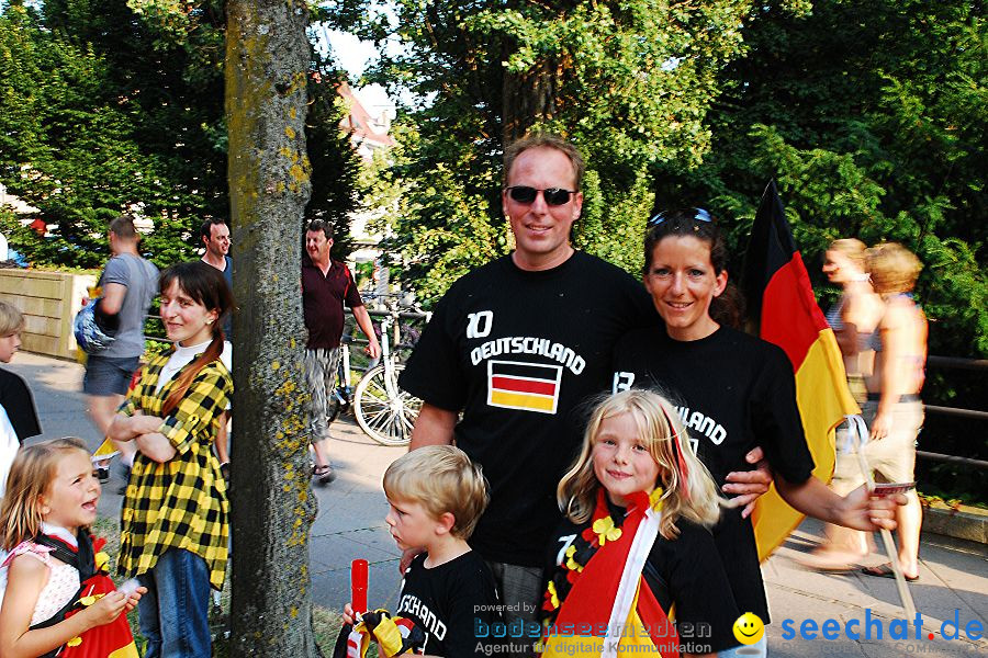 WM-2010: Deutschland-Argentinien (4:0): Friedrichshafen am Bodensee, 03.07.