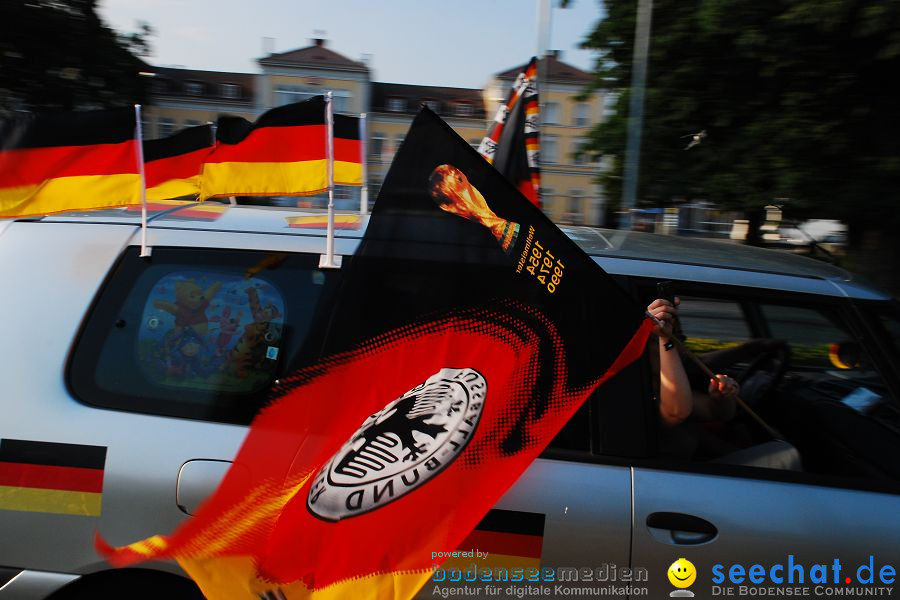 WM-2010: Deutschland-Argentinien (4:0): Friedrichshafen am Bodensee, 03.07.
