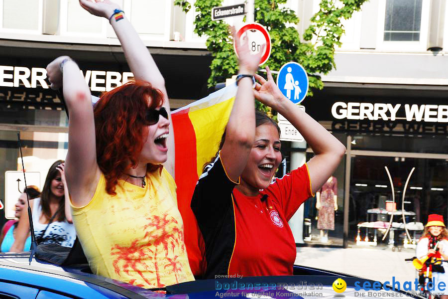 WM-2010: Deutschland-Argentinien (4:0): Friedrichshafen am Bodensee, 03.07.