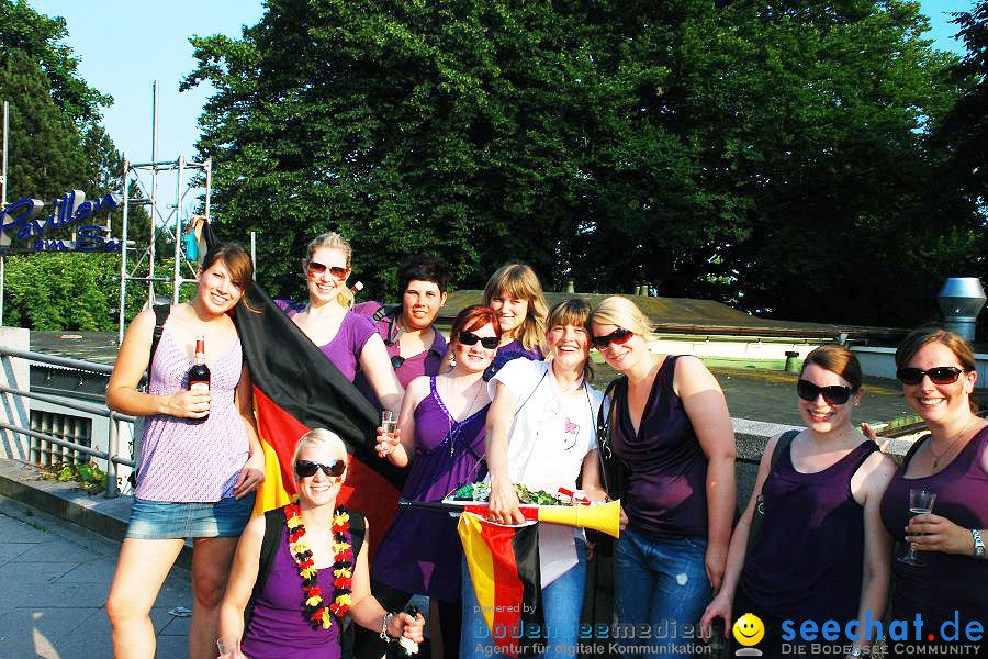 WM-2010: Deutschland-Argentinien (4:0): Friedrichshafen am Bodensee, 03.07.