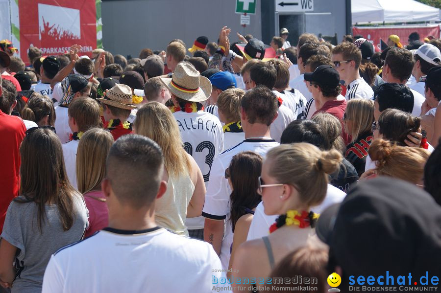 WM-2010: Deutschland-Argentinien (4:0): Singen, 03.07.2010