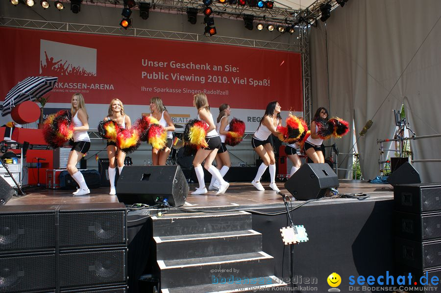 WM-2010: Deutschland-Argentinien (4:0): Singen, 03.07.2010