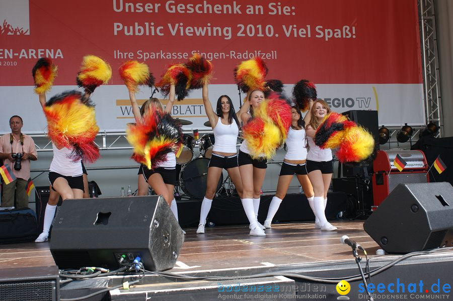WM-2010: Deutschland-Argentinien (4:0): Singen, 03.07.2010