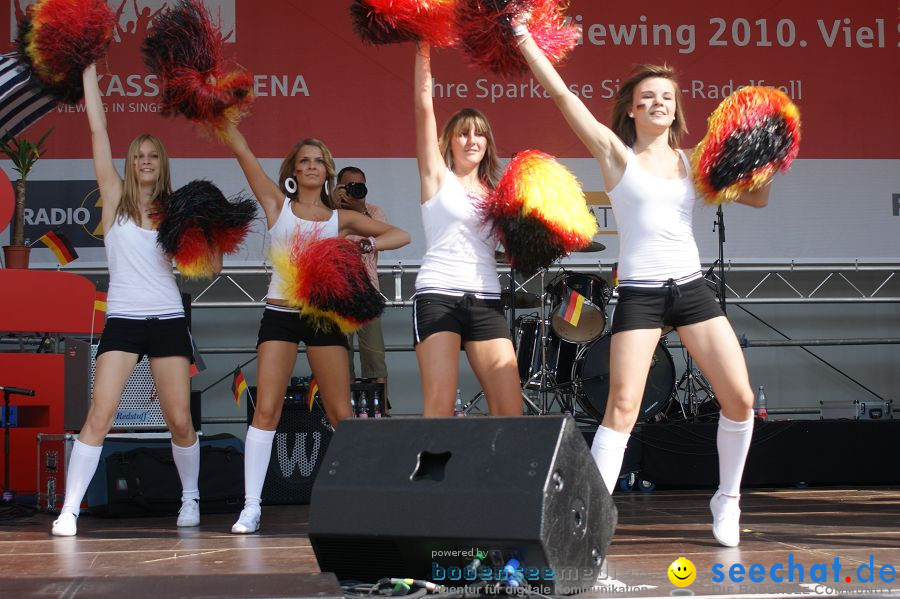 WM-2010: Deutschland-Argentinien (4:0): Singen, 03.07.2010