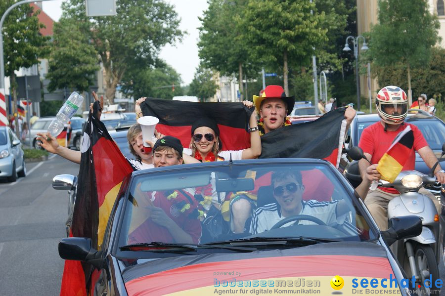 WM-2010: Deutschland-Argentinien (4:0): Singen, 03.07.2010