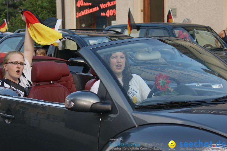 WM-2010: Deutschland-Argentinien (4:0): Singen, 03.07.2010