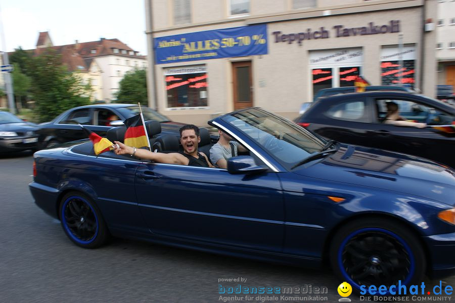 WM-2010: Deutschland-Argentinien (4:0): Singen, 03.07.2010