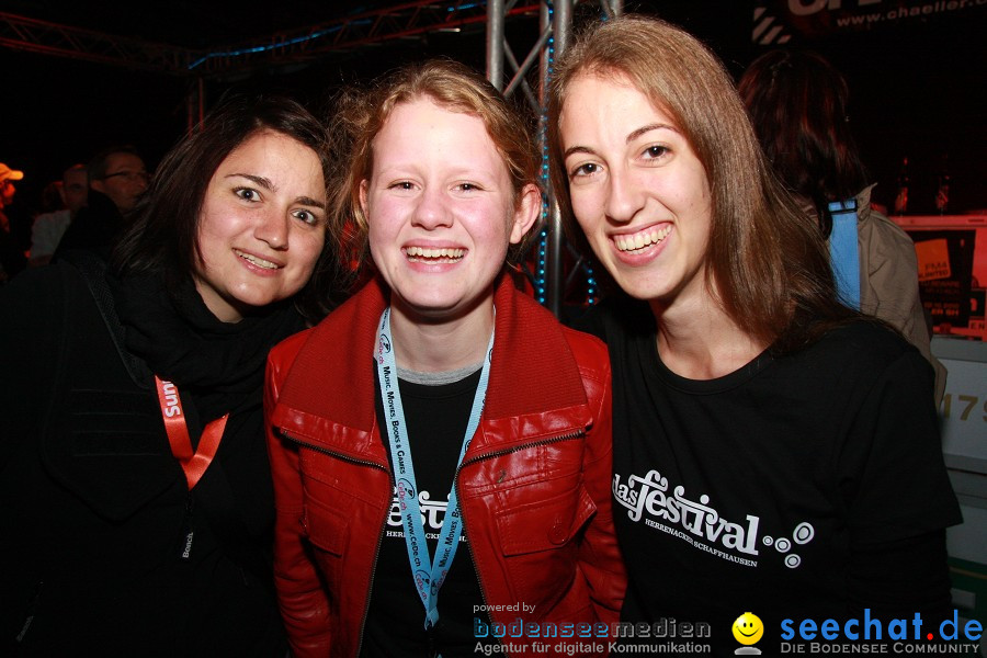 das festival 2010 mit Sophie Hunger und Stephan Eicher: Schaffhausen, 06.08