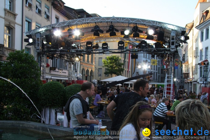das festival 2010 mit Grand Avenue und Simple Minds: Schaffhausen, 07.08.20