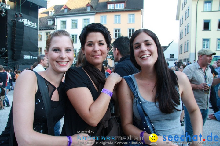 das festival 2010 mit Grand Avenue und Simple Minds: Schaffhausen, 07.08.20