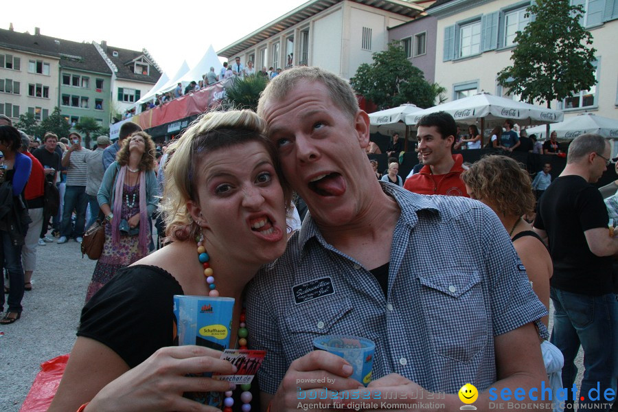 das festival 2010 mit Grand Avenue und Simple Minds: Schaffhausen, 07.08.20