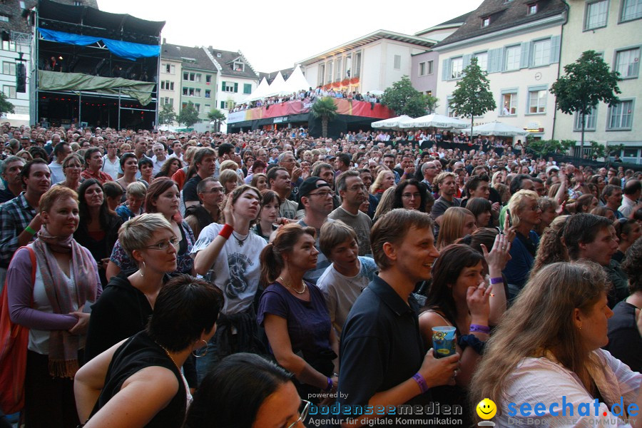 das festival 2010 mit Grand Avenue und Simple Minds: Schaffhausen, 07.08.20