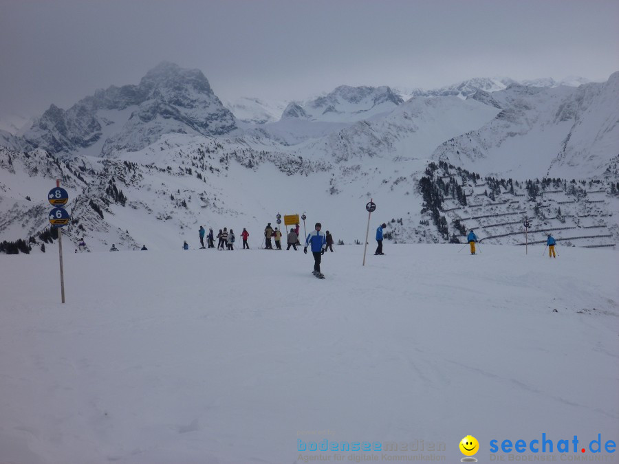 DIEDAMSKOPF - SKITAG: Au-Schoppernau-Oesterreich, 28.12.2010