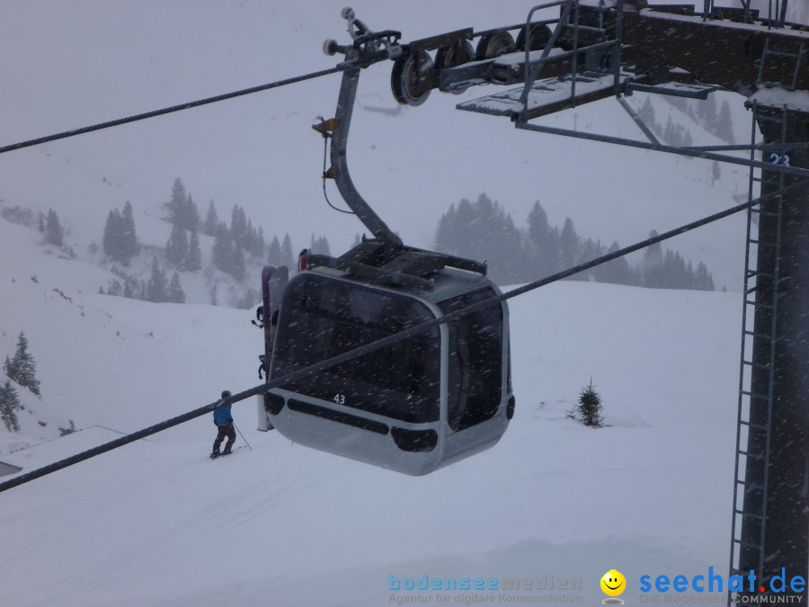 DIEDAMSKOPF - SKITAG: Au-Schoppernau-Oesterreich, 28.12.2010
