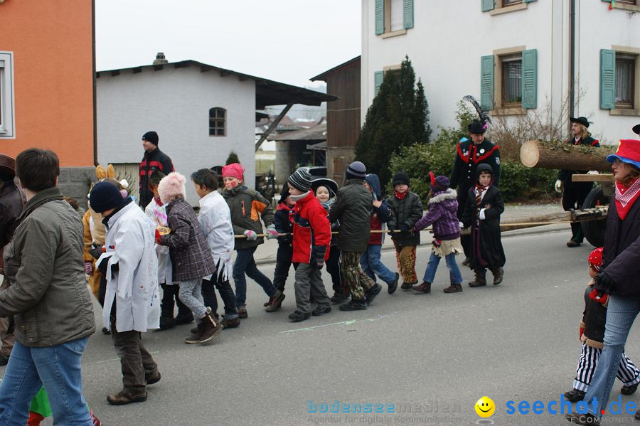 Narrenbaumstellen: Orsingen am Bodensee, 29.01.2011