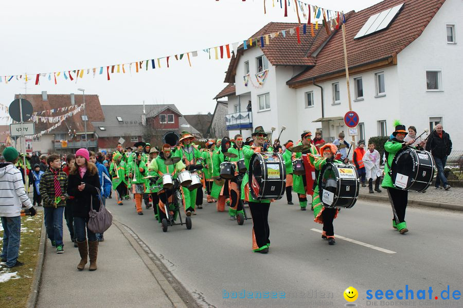 Narrenbaumstellen: Orsingen am Bodensee, 29.01.2011