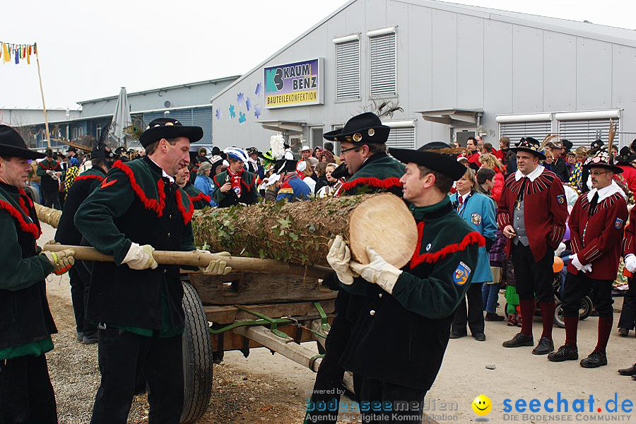 Narrenbaumstellen: Orsingen am Bodensee, 29.01.2011