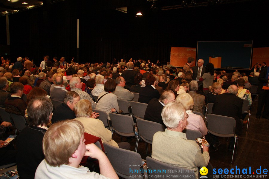 Kanzlerin Angela Merkel - CDU Wahlkampf: Ravensburg, 14.02.2011
