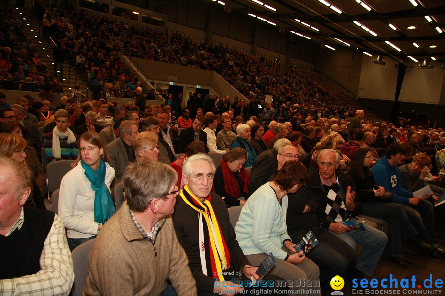 Kanzlerin Angela Merkel - CDU Wahlkampf: Ravensburg, 14.02.2011