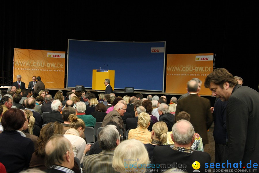 Kanzlerin Angela Merkel - CDU Wahlkampf: Ravensburg, 14.02.2011